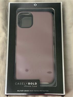 Casely Bold Protective iPhone Case in Mauve